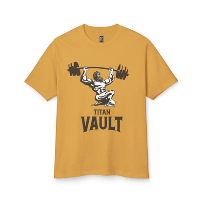 Titan Vault Heavyweight Tee – Strength Above All