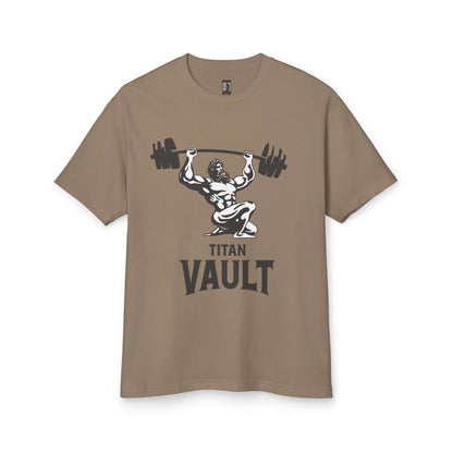 Titan Vault Heavyweight Tee – Strength Above All