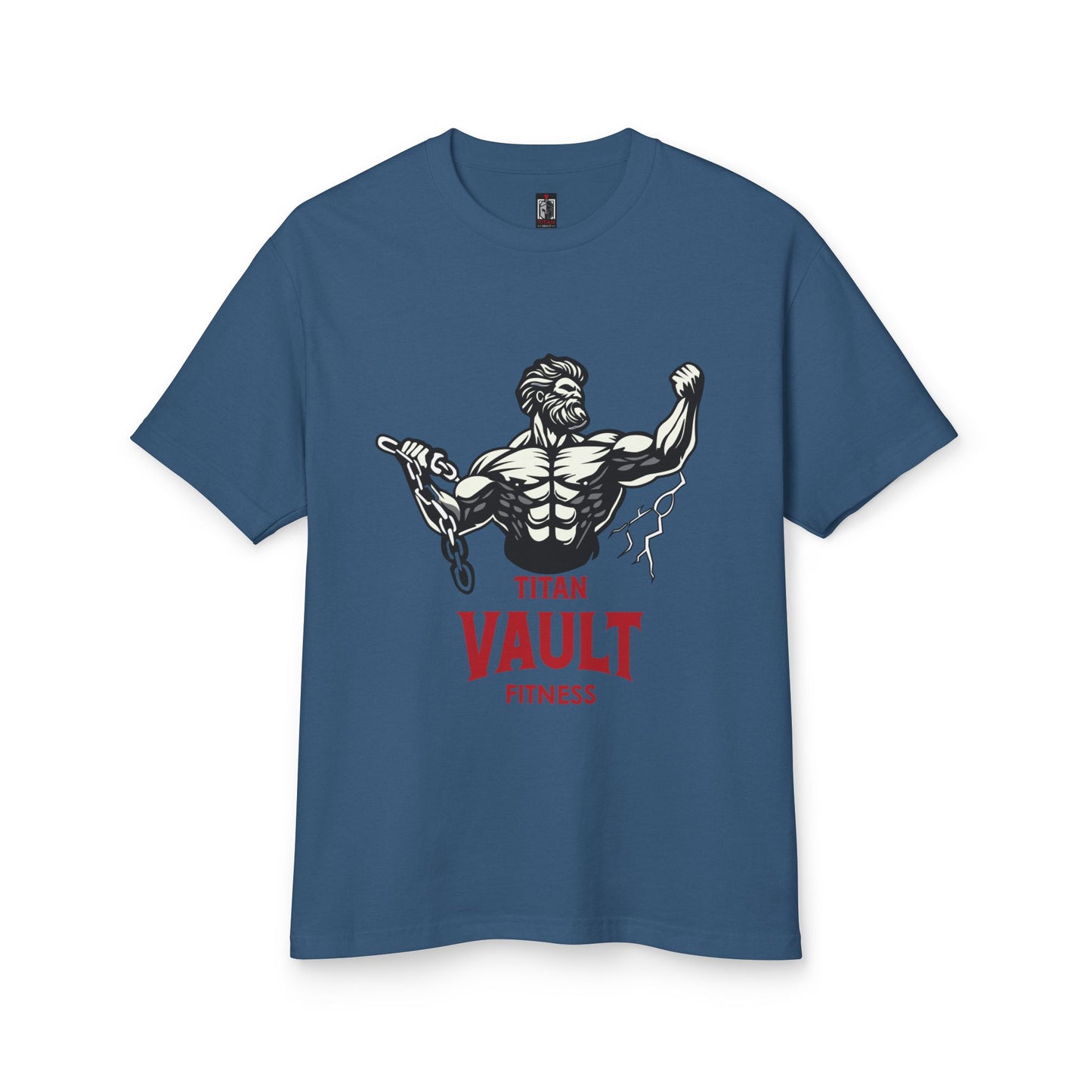 Titan Vault Fitness Unisex Heavyweight Tee - Gym Motivational Shirt