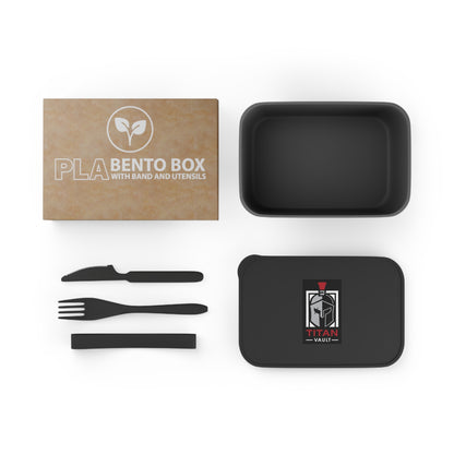 Titan Vault Bento Box with Utensils - Meal Prep Container for On-the-Go